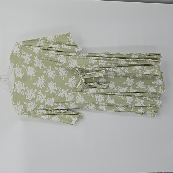 April Cornell Freen Floral Button Down Dress Size L - Picture 4 of 7